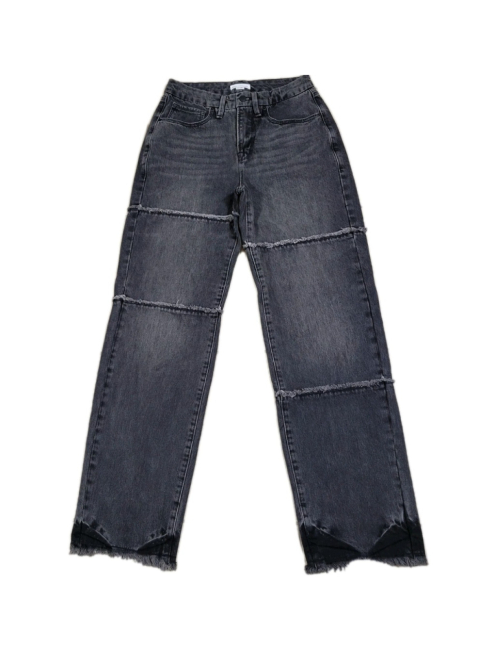 Good American Women's Straight Leg Fray Ankle Gray Jeans 2/26 Waist 26 Inseam 31 - Picture 4 of 11